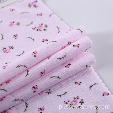 Super miękka różowa tkanina z nadrukiem na zamówienie